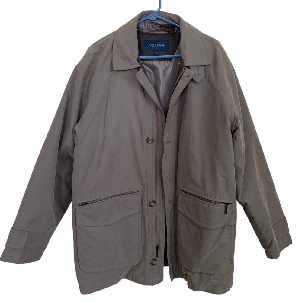 Aberdeen Sportswear Army Green Coat Parka Removable Lining Mens Winter Jacket